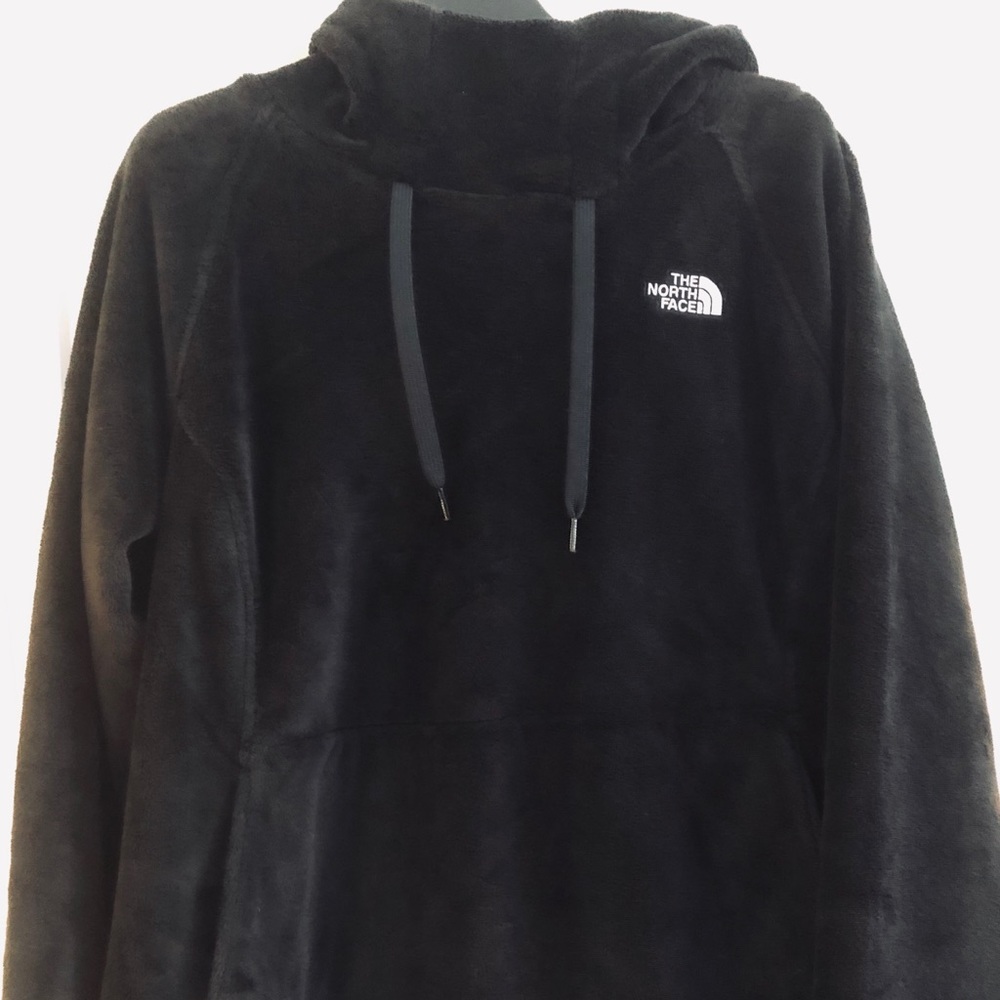 North Face Hooded Fleece Pullover- Black